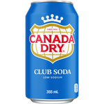 Canada Dry Club Soda 24 x 355 mL