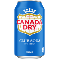 Canada Dry Club Soda 24 x 355 mL