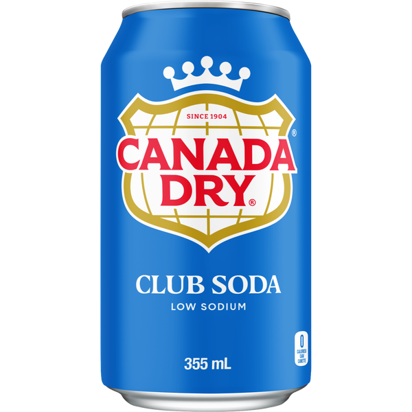 Canada Dry Club Soda 24 x 355 mL