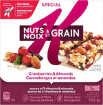 Kellogg'S Special K Nourish Cranberries & Almonds Bar - 165G, 5 Bars
