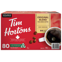 Tim Hortons Single-serve K-Cup Pods Pack of 80, 1kg