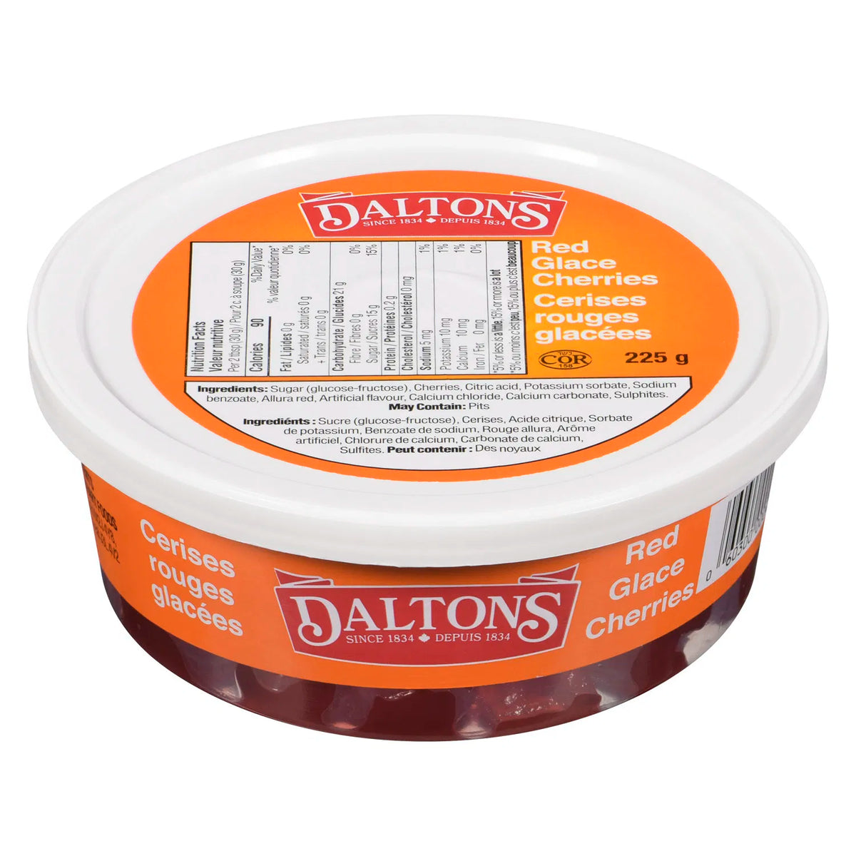 Daltons Red Glace Cherries 225g
