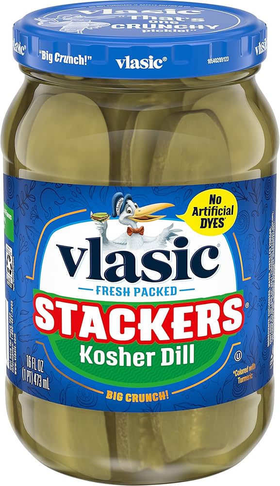 Vlasic Kosher Dill Stacker 500 Ml