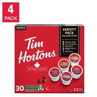 Tim Hortons Variety Single Serve K-cup Coffee Pods, 120-count