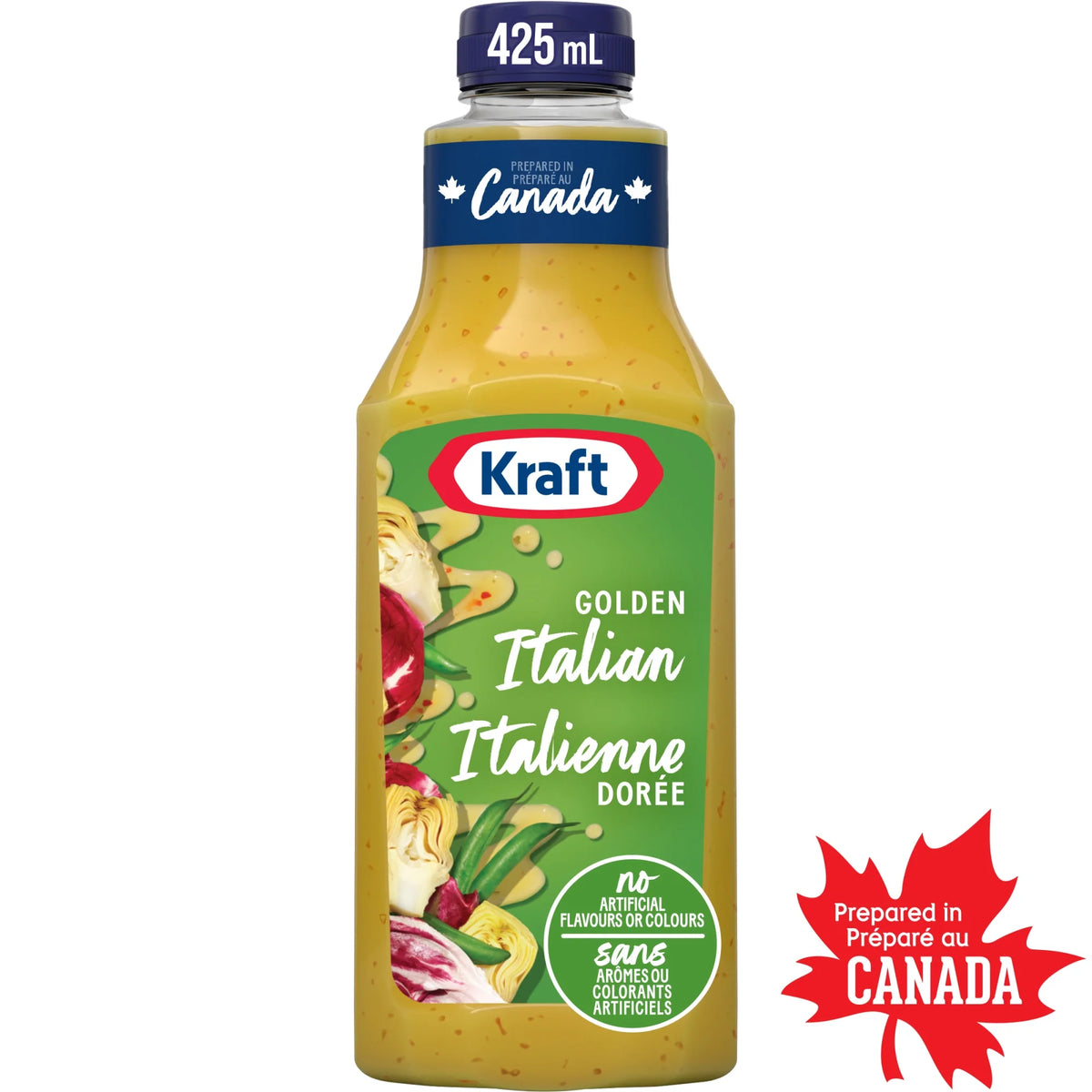 Kraft Golden Italian Salad Dressing, 425 ml Bottle, KRAFT GOLDEN ITALIAN DRESSING 425