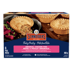 Schneiders Chicken Meat Pies Fz 400g