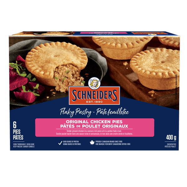 Schneiders Chicken Meat Pies Fz 400g