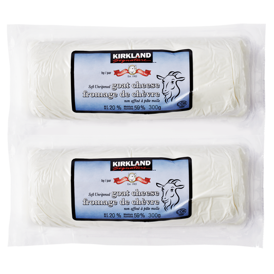Kirkland Signature Goat Cheese Log 2 × 300 g