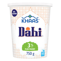 Dahi 3  Plain Yogurt 750 gm
