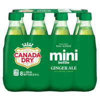Canada Dry® Ginger Ale 300 mL Bottles, 8 Pack