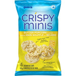 Quaker Crispy Minis Brown Rice Chips Butter Popcorn, 100g