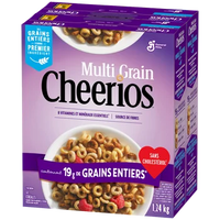 Cheerios Multi-Grain Cereal Jumbo Twin Pack 1.24 Kg