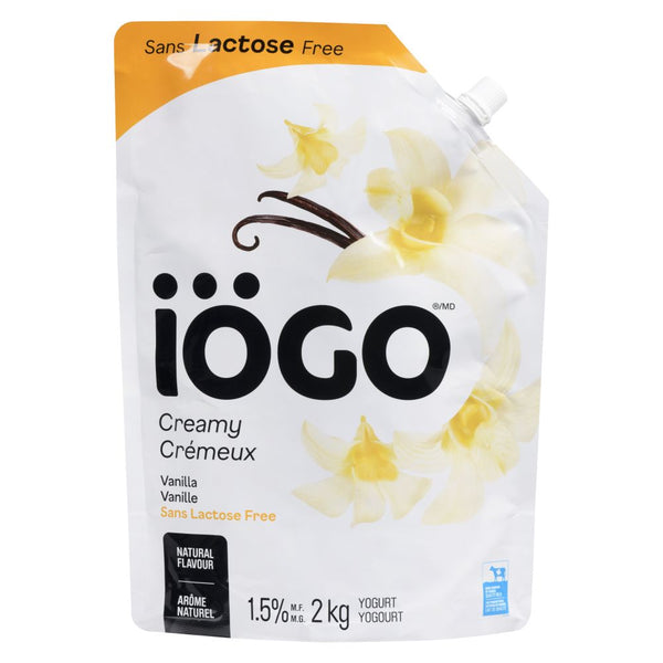 Iogo Creamy Lac Free Van Yogurt 1.5% 2kg