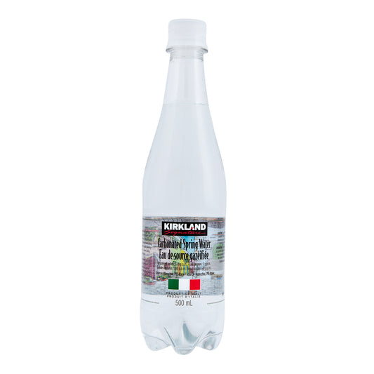 Kirkland Signature Carbonated Spring Water 24 x 500 mL