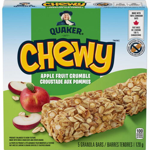 Quaker Chewy  Apple Bar 120g