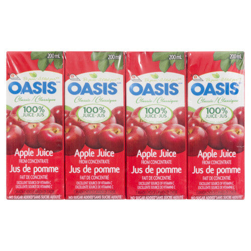 Oasis Apple Juice 8 X 200ml