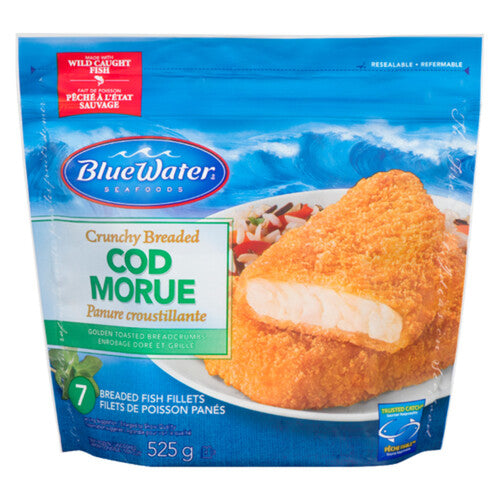 Bluewater Breaded Cod 525g