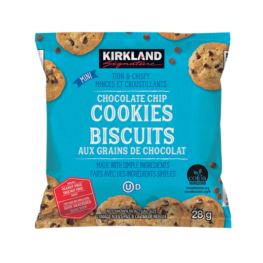 Kirkland Signature Chocolate Chip Cookies 30 x 28 g