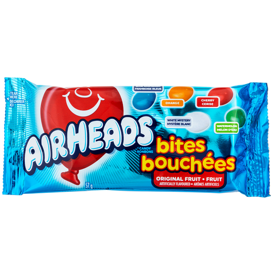 Airheads Original Fruit Candy Bites 18 x 57 g