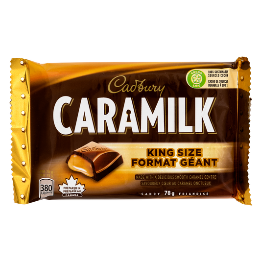 Cadbury Caramilk Chocolate Bars King Size 24 x 78 g