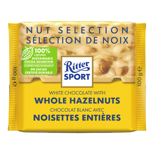 Ritter Sport White Chocolate Whole Hazelnut 10 x 100 g