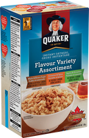 Quaker Instant Oatmeal, Flavour Variety 8pk, 380g