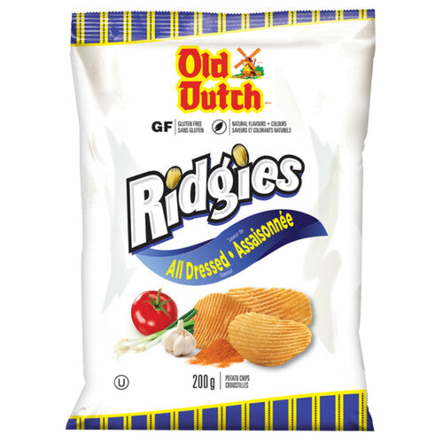 Old Dutch Ridgies All Dressed, 200 g