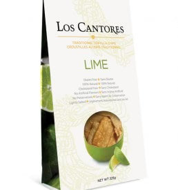 Los Cantores Tortilla Chips, Lime 325g