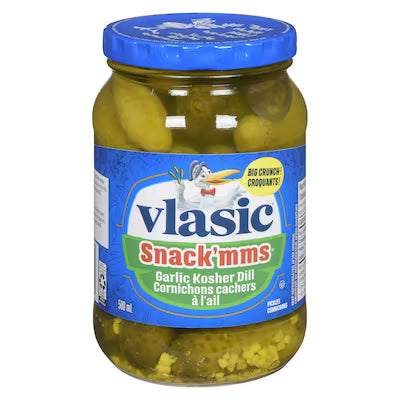 Vlasic Kosher Garlic Dill Snack 500 Ml