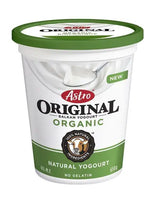 Astro Original Organic Yogurt, Plain 750g