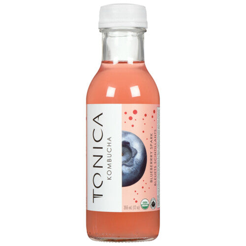 Tonica Kombucha Blueberry Glass Bottle 355 Ml