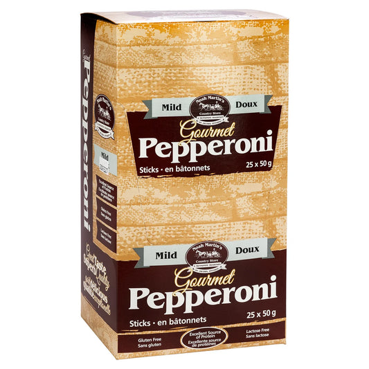 Noah Martin’s Gourmet Mild Pepperoni Sticks 25 x 50 g