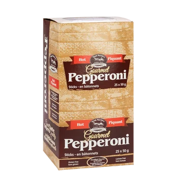 Noah Martin’s Gourmet Hot Pepperoni Sticks 25 x 50 g