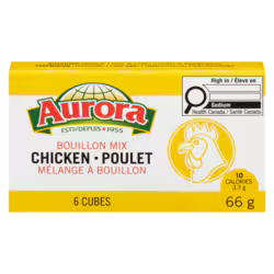 AURORA Bouillon Mix Chicken Tablets, 6 tablets, 66 g