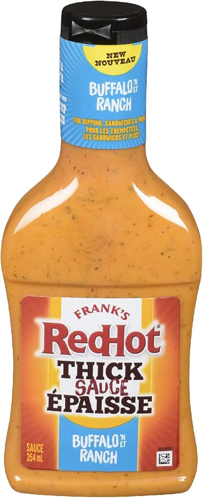 Franks Buffalo 'N Ranch Thick Sauce 354mL