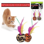Animoos Catball In Jute With Feather 85 G