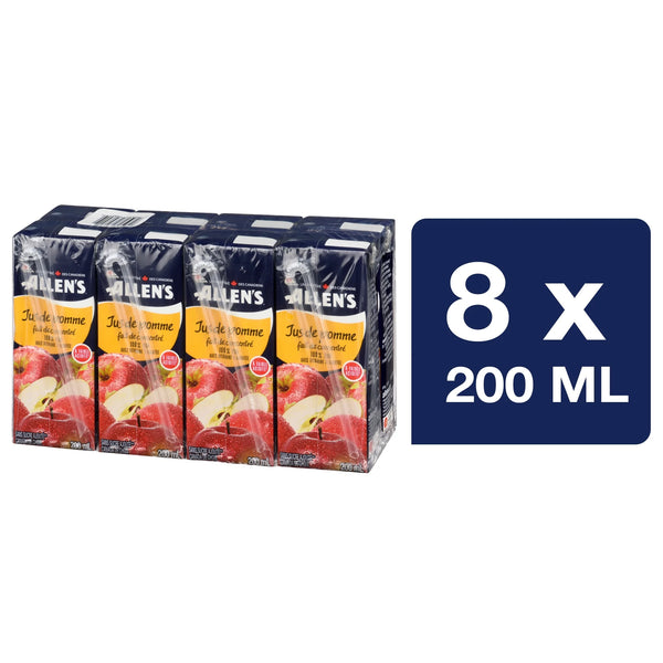 Allen's Pure Apple Juice Low Acid, 8 x 200 ML
