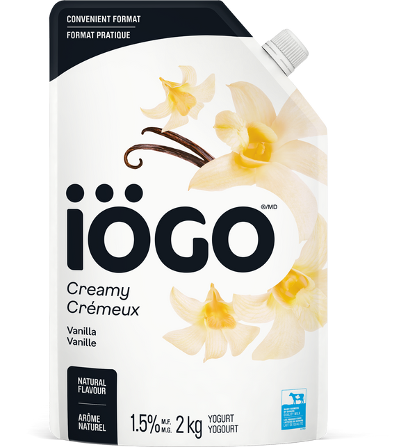 iÖGO Vanilla Yogurt Pouch 1.5%, 2KG