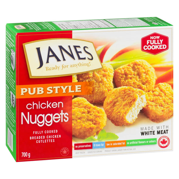 Janes Pub Style Breaded Chicken Cutlette Nuggets, 700g