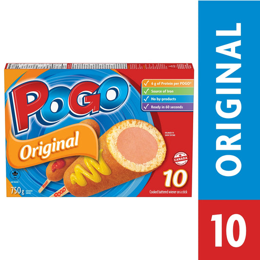 POGO® Original 10's, 6 g of Protein, Source of Iron, (750g), Prepared in Canada, 750g