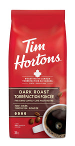 Tim Hortons Dark Roast Fine Grind Coffee, 300 g