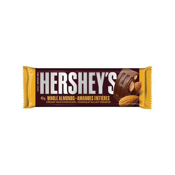 Hershey’s Almond Chocolate Bars 36 x 43 g