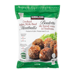 Kirkland Signature Cooked Italian Style Frozen Beef Meatballs 2.72 kg