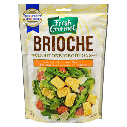 Fresh Gourmet Brioche Croutons 128g