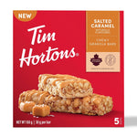 Tim Hortons Granola Bar Salted Caramel, 5 Bars 150g/5.29 oz (6/Case)