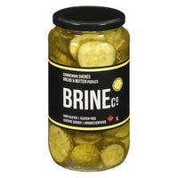 Brine Bread and Butter Pickles 1L Jar, Jar 1L