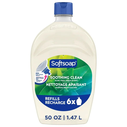 Softsoap Liquid Hand Soap Refill, Soothing Aloe Vera, 1.47 L