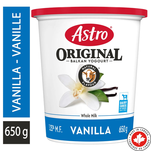 Astro Original Yogurt Vanilla Balkan 3.25%, 650g