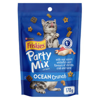 Friskies Party Mix Ocean Crunch, Cat Treats 170g