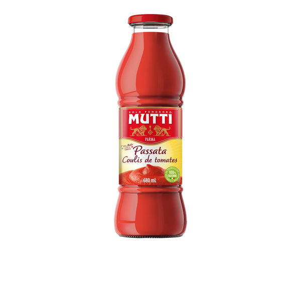 Mutti Strained Tomatoes (passata) 680ml, Mutti Passata